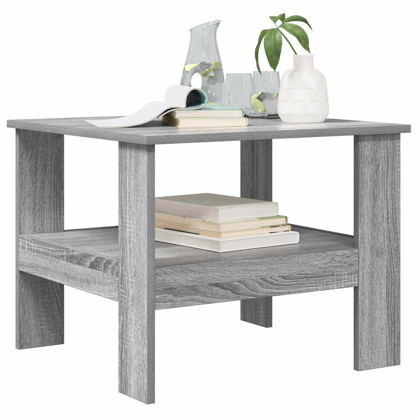 Coffee Table Grey Sonoma 57 x 55 x 45 cm Engineered Wood
