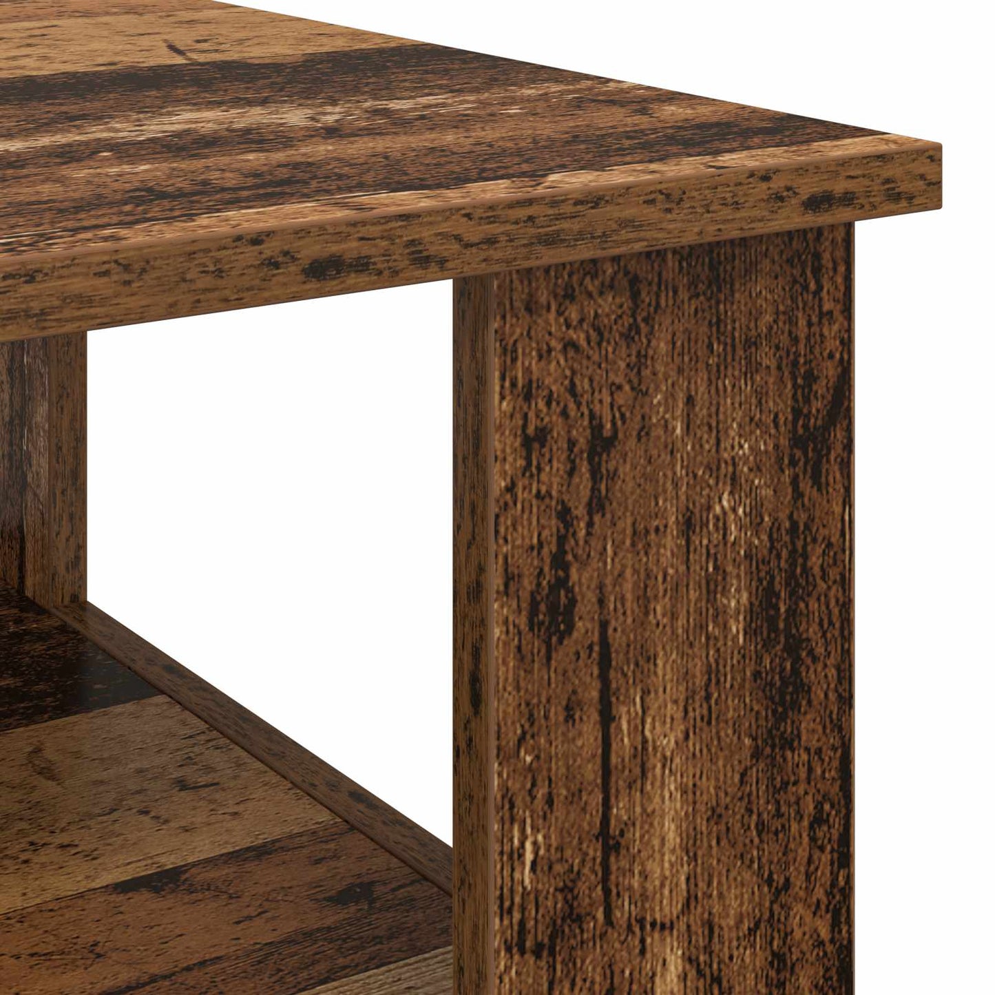 Coffee Table Old Wood 57 x 55 x 45 cm Engineered Wood