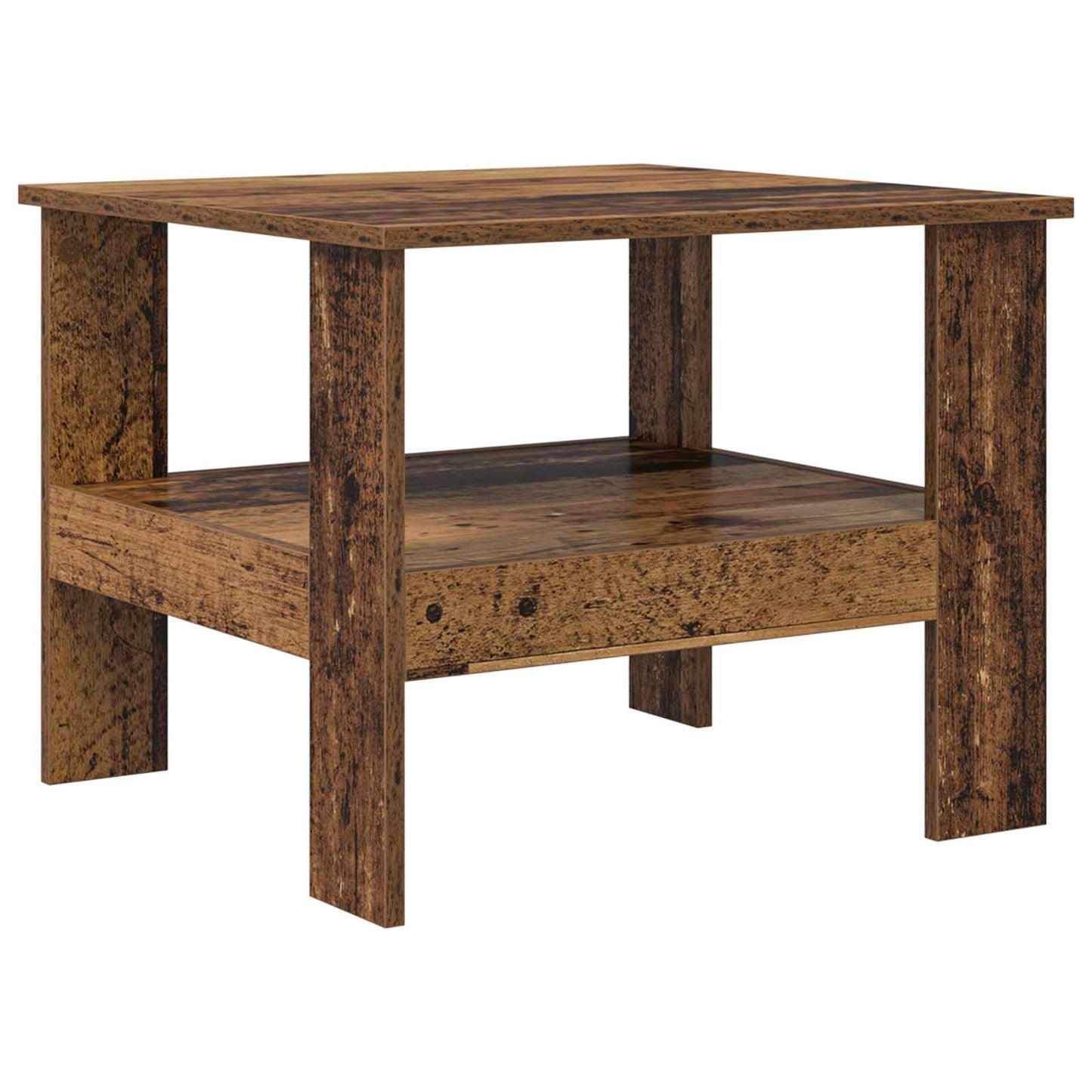 Coffee Table Old Wood 57 x 55 x 45 cm Engineered Wood
