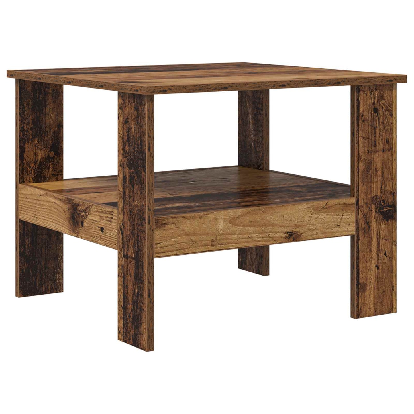 Coffee Table Old Wood 57 x 55 x 45 cm Engineered Wood