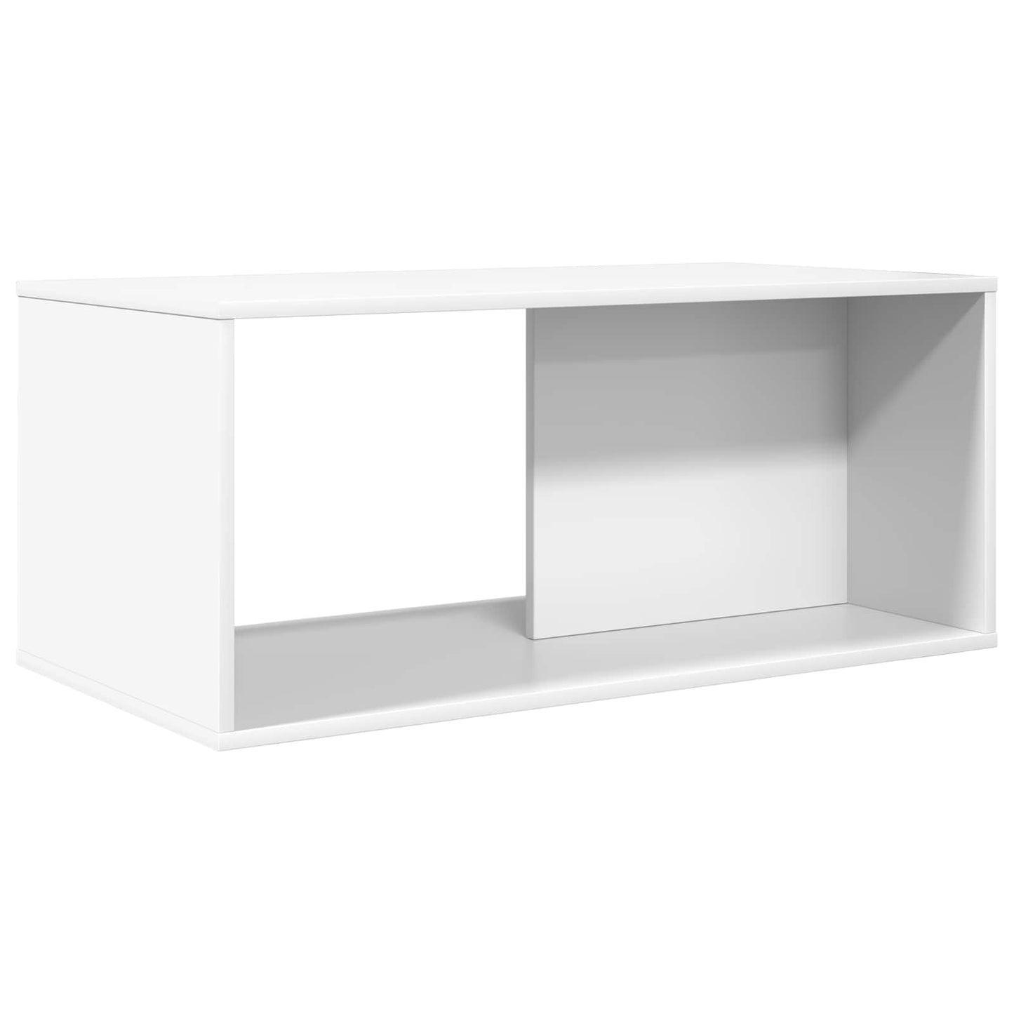 Coffee Table Set 2 pcs White Engineered Wood