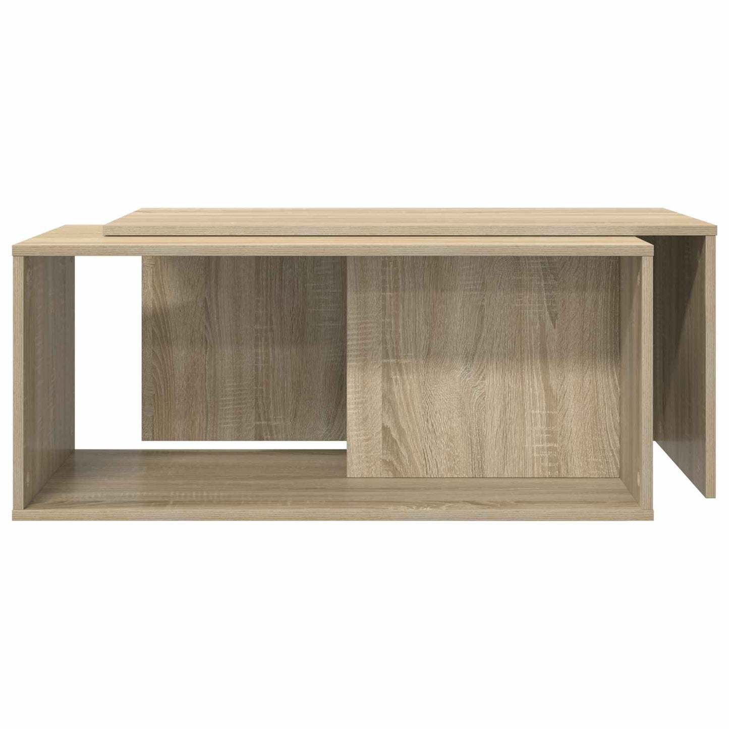 Coffee Table Set 2 pcs Sonoma Oak Engineered Wood