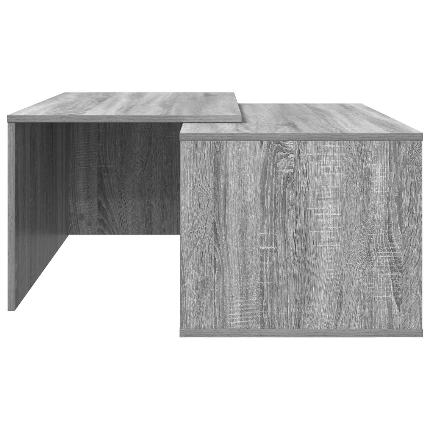 Coffee Table Set 2 pcs Grey Sonoma Engineered Wood
