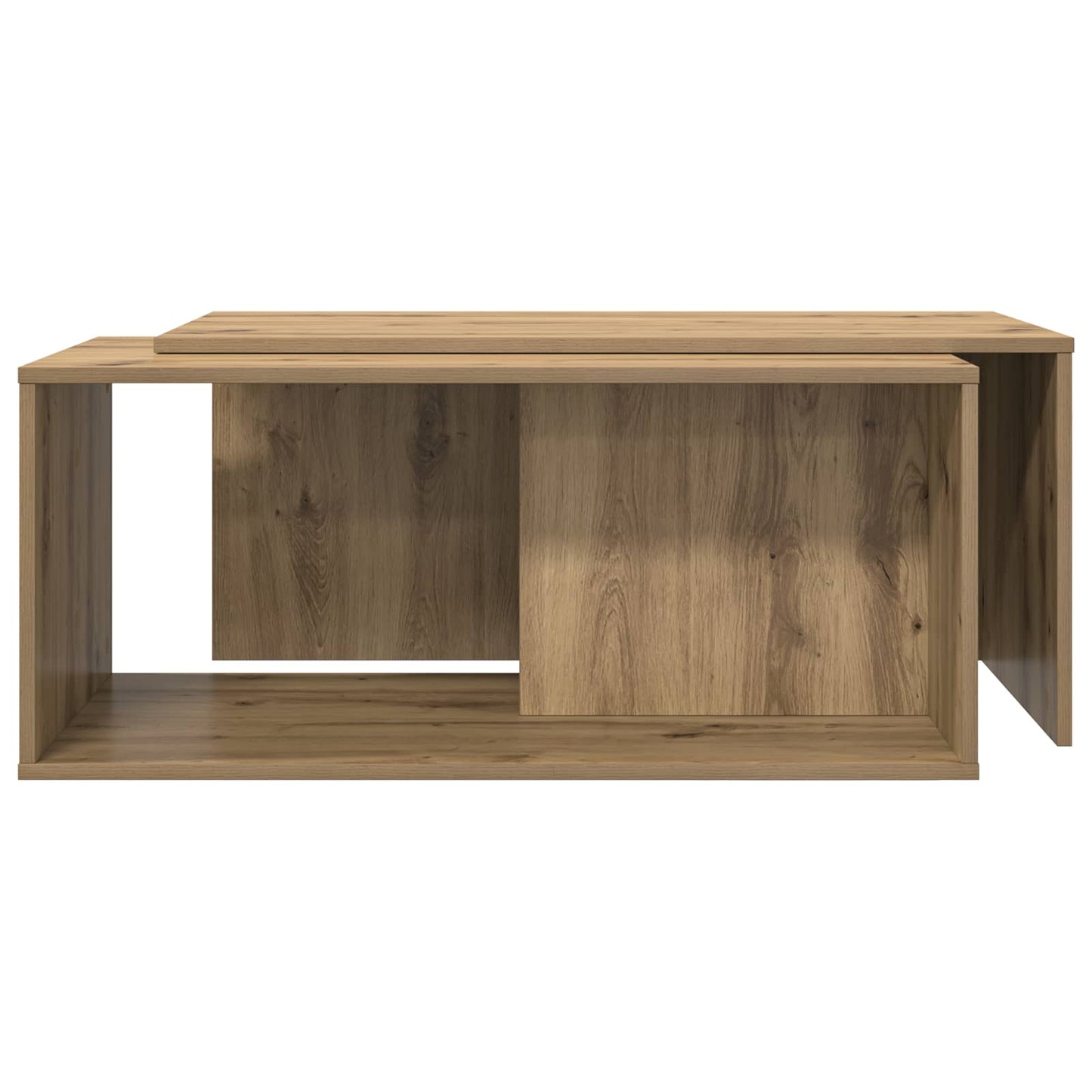 Coffee Table Set 2 pcs Artisan Oak Engineered Wood