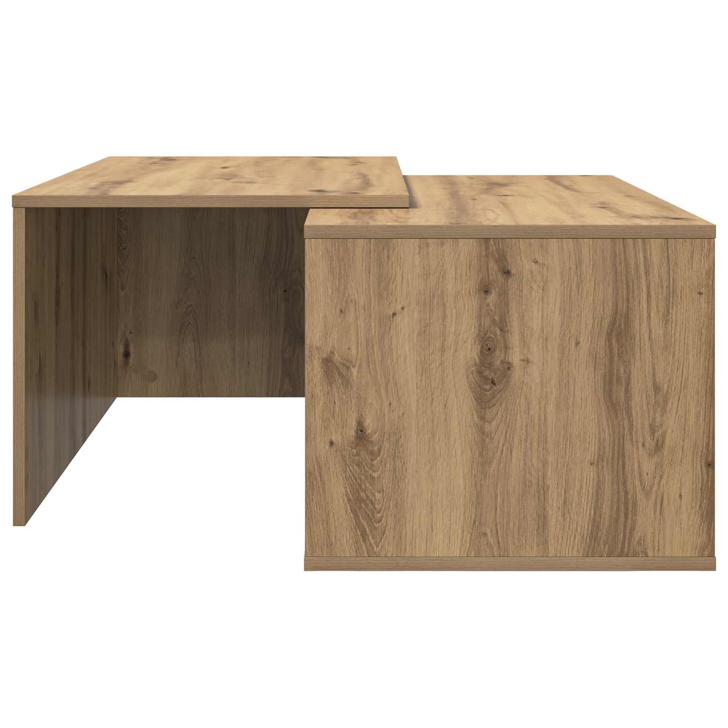 Coffee Table Set 2 pcs Artisan Oak Engineered Wood
