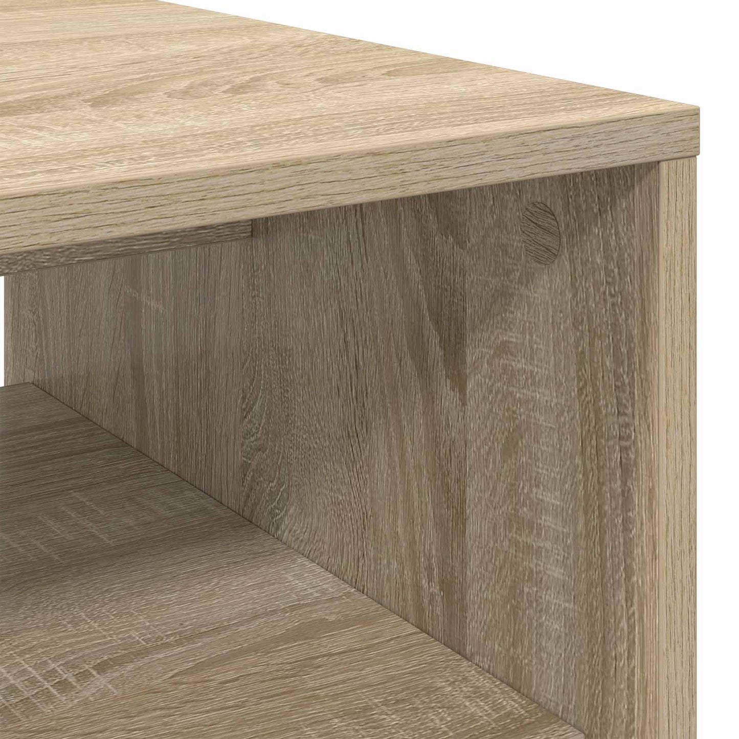 Coffee Table Sonoma Oak 60 x 50 x 40 cm Engineered Wood