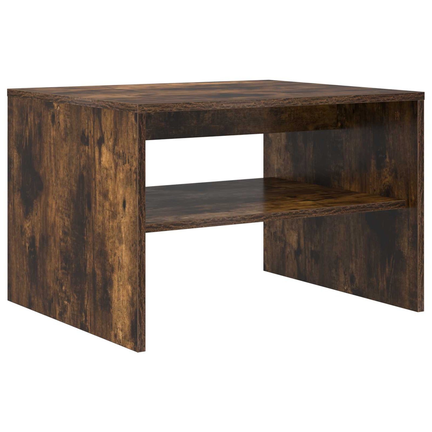 Coffee Table Smoked Oak 60 x 50 x 40 cm Engineered Wood