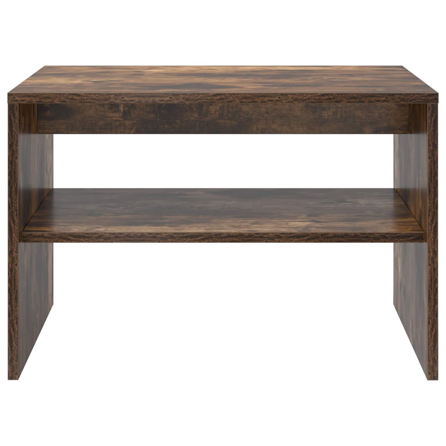 Coffee Table Smoked Oak 60 x 50 x 40 cm Engineered Wood