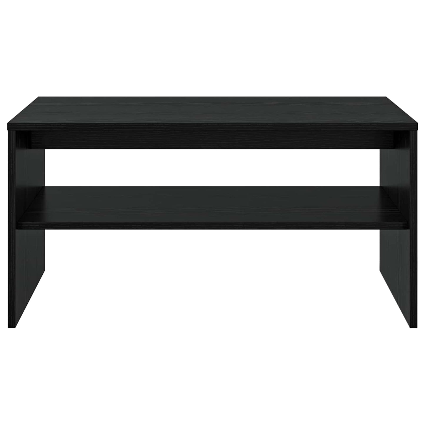 Coffee Table Black Oak 80 x 50 x 40 cm Engineered Wood
