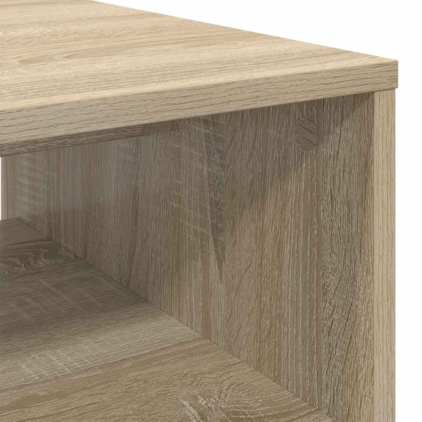 Coffee Table Sonoma Oak 80 x 50 x 40 cm Engineered Wood