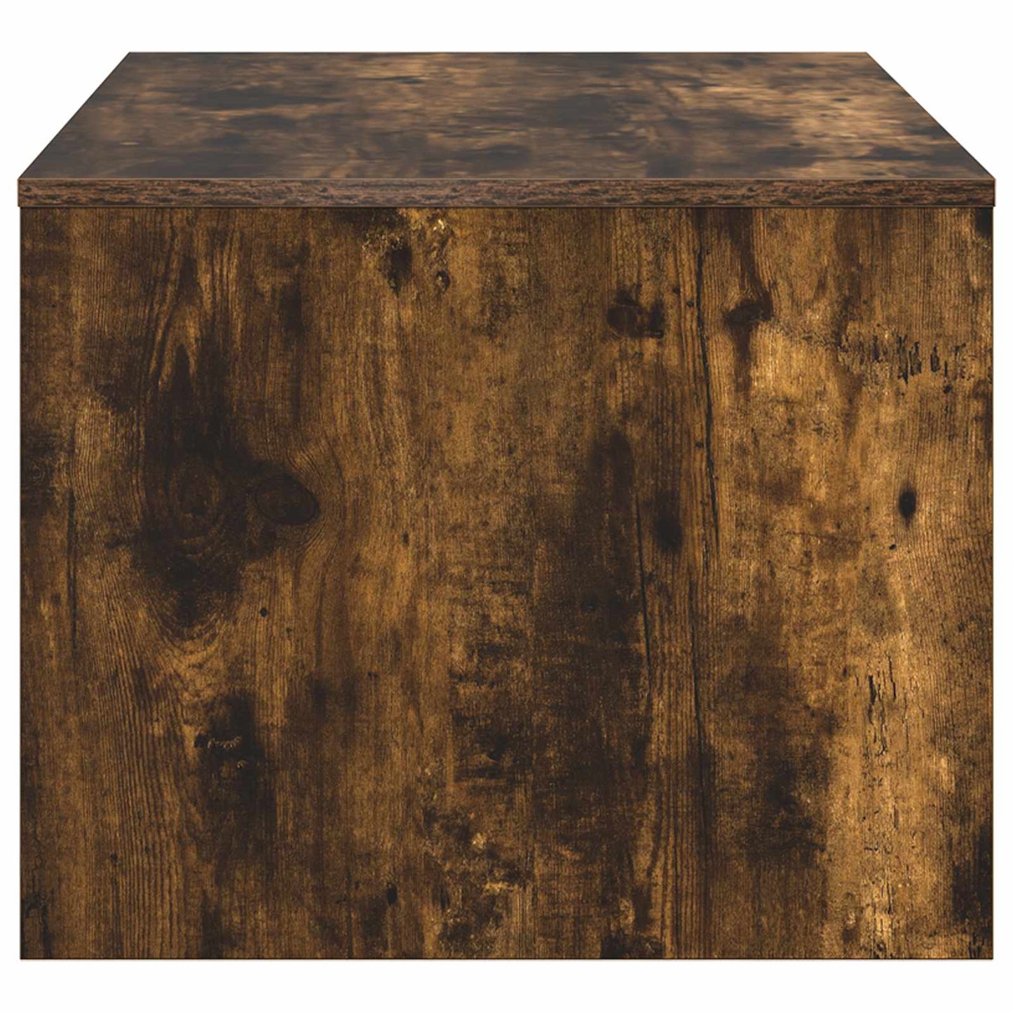 Coffee Table Smoked Oak 80 x 50 x 40 cm Engineered Wood