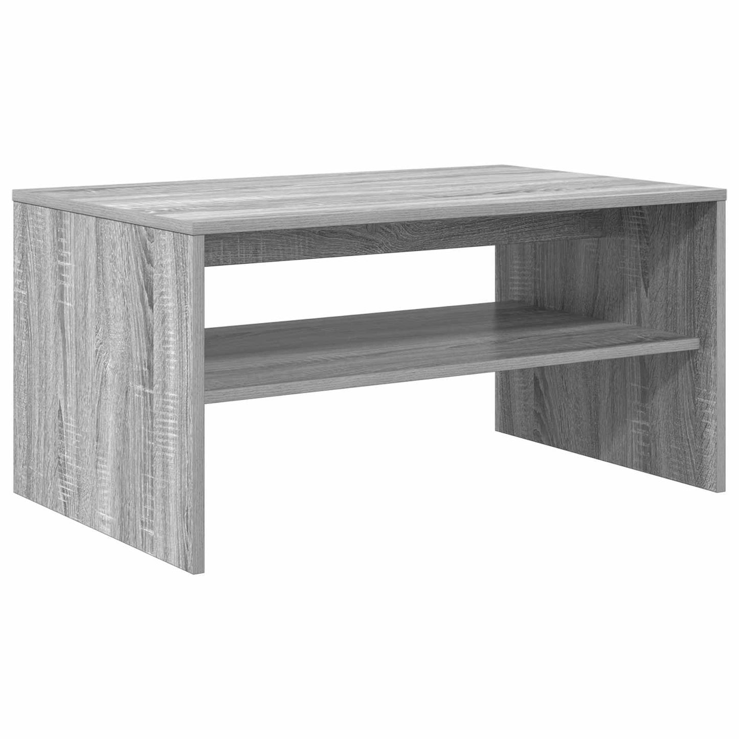 Coffee Table Grey Sonoma 80 x 50 x 40 cm Engineered Wood