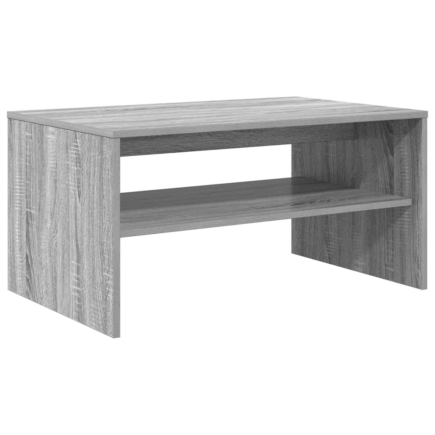 Coffee Table Grey Sonoma 80 x 50 x 40 cm Engineered Wood