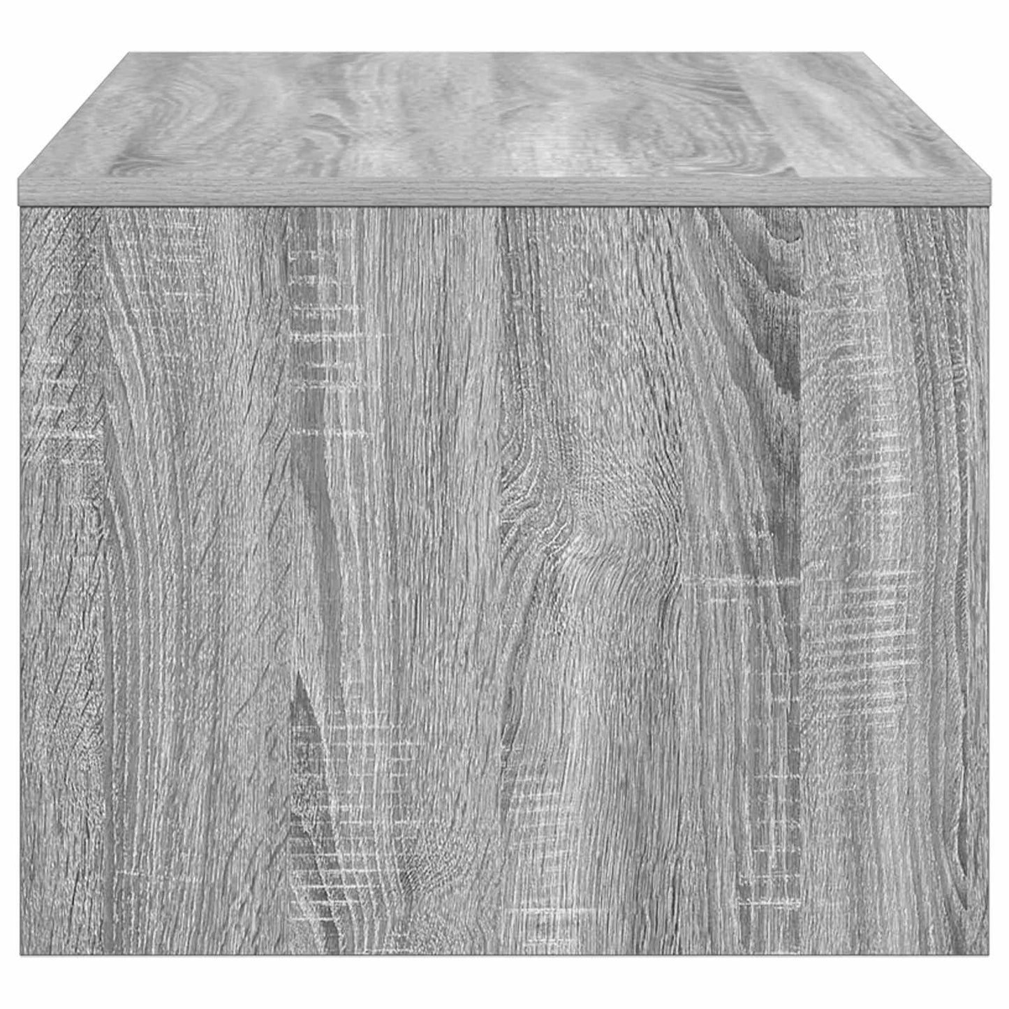 Coffee Table Grey Sonoma 80 x 50 x 40 cm Engineered Wood