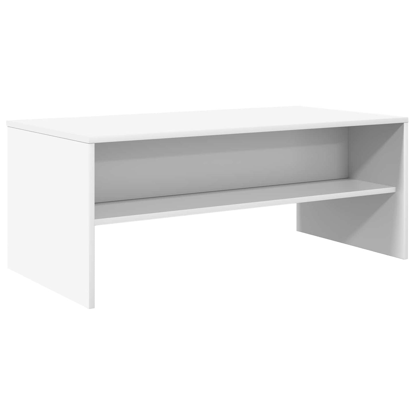 Coffee Table White 100 x 50 x 40 cm Engineered Wood