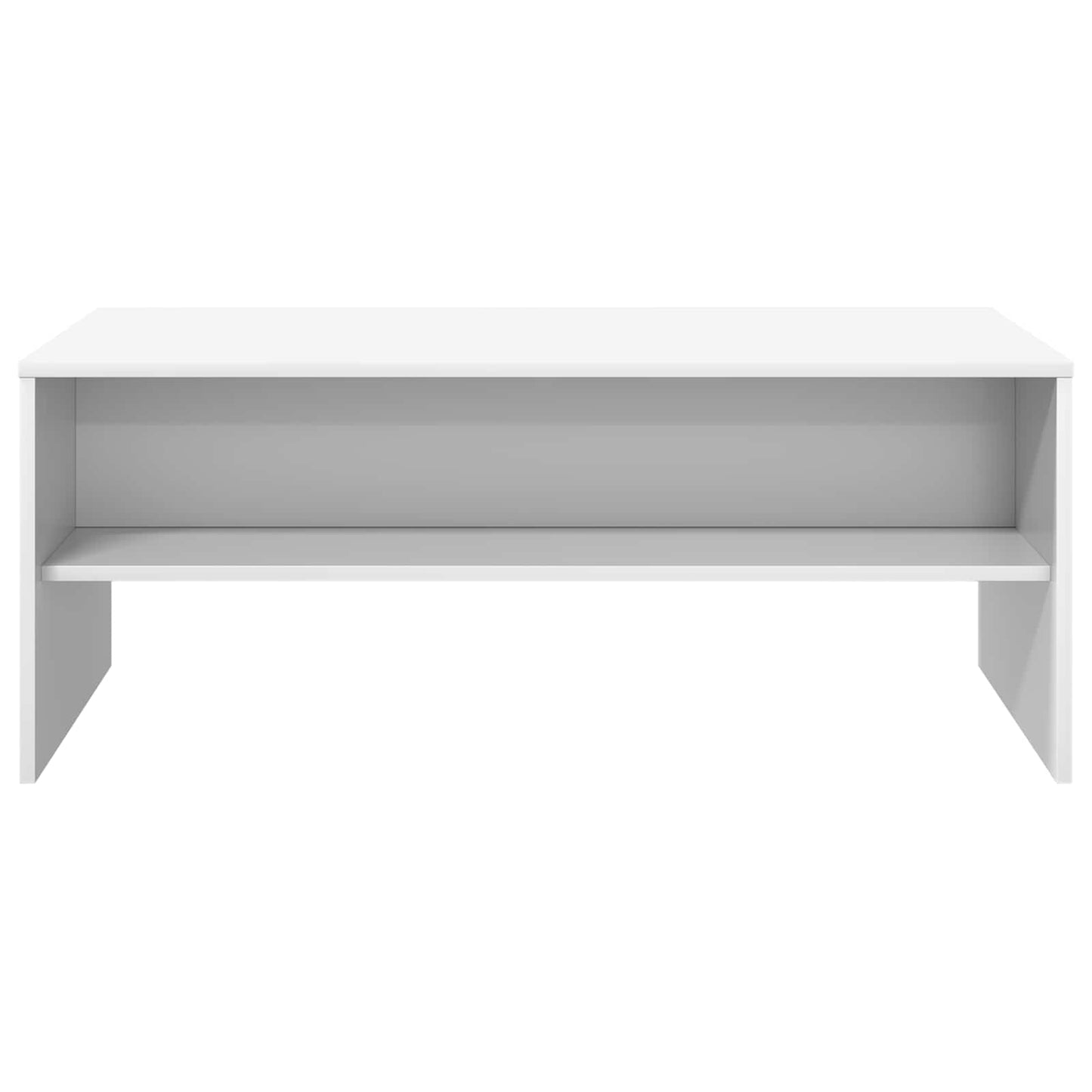 Coffee Table White 100 x 50 x 40 cm Engineered Wood