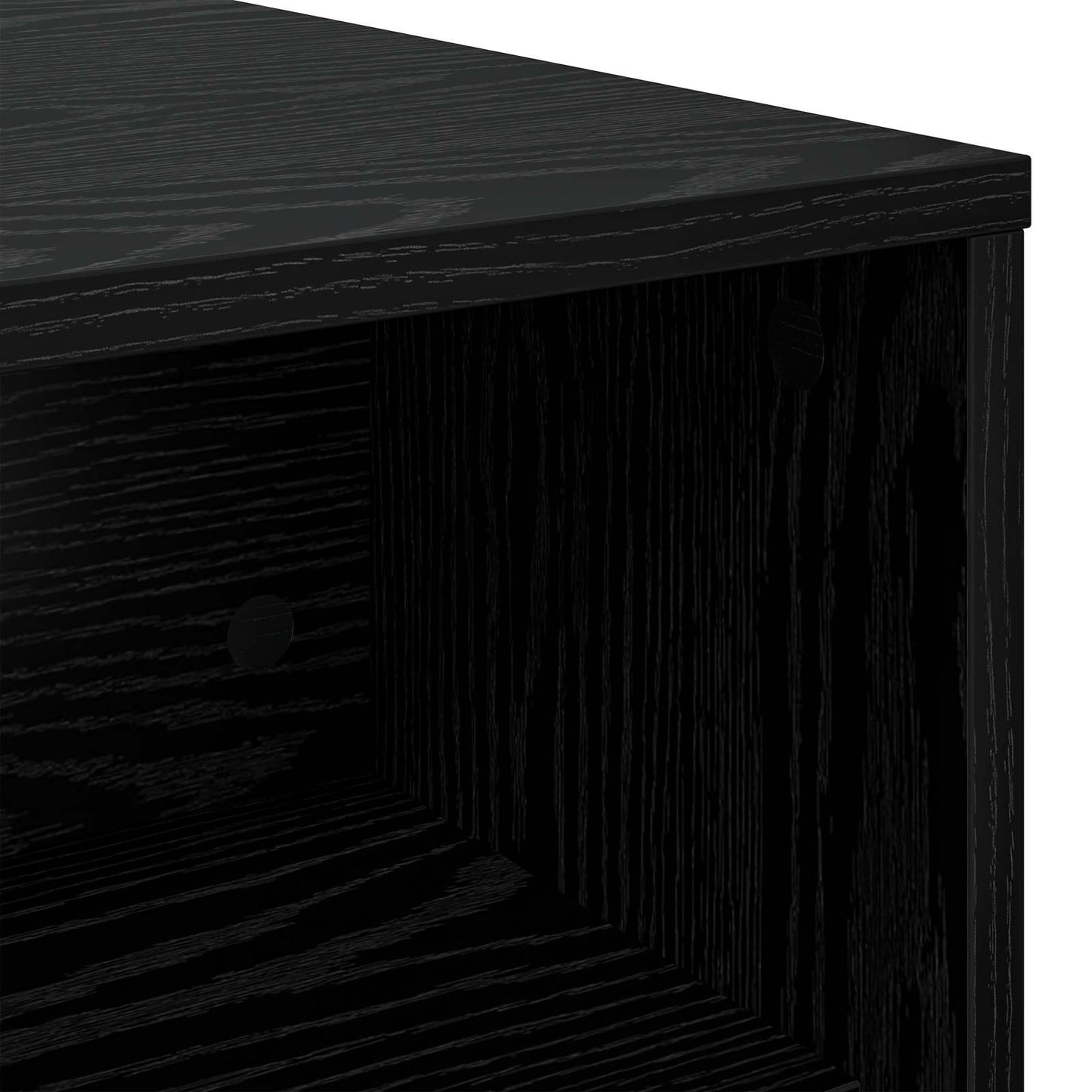 Coffee Table Black Oak 100 x 50 x 40 cm Engineered Wood