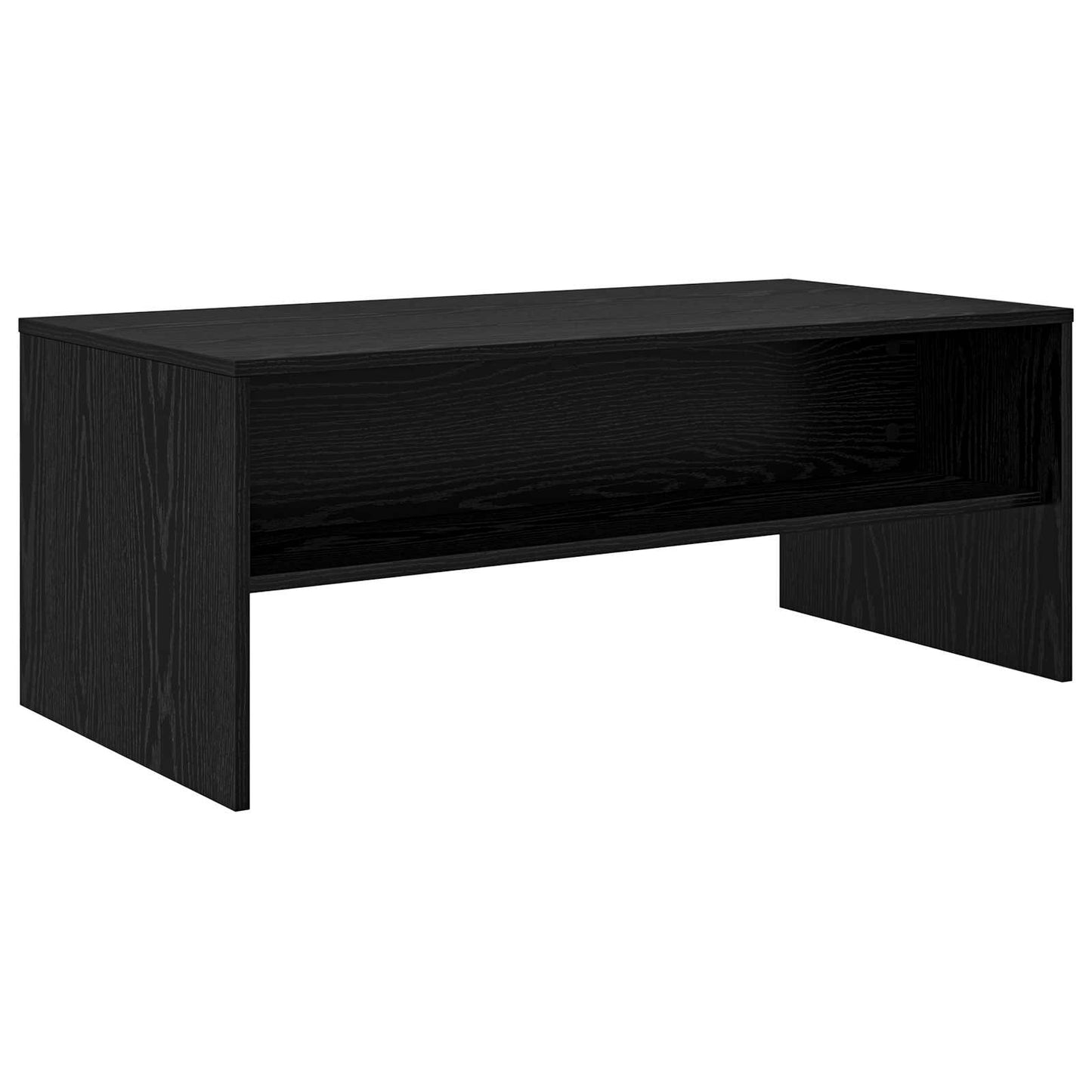 Coffee Table Black Oak 100 x 50 x 40 cm Engineered Wood