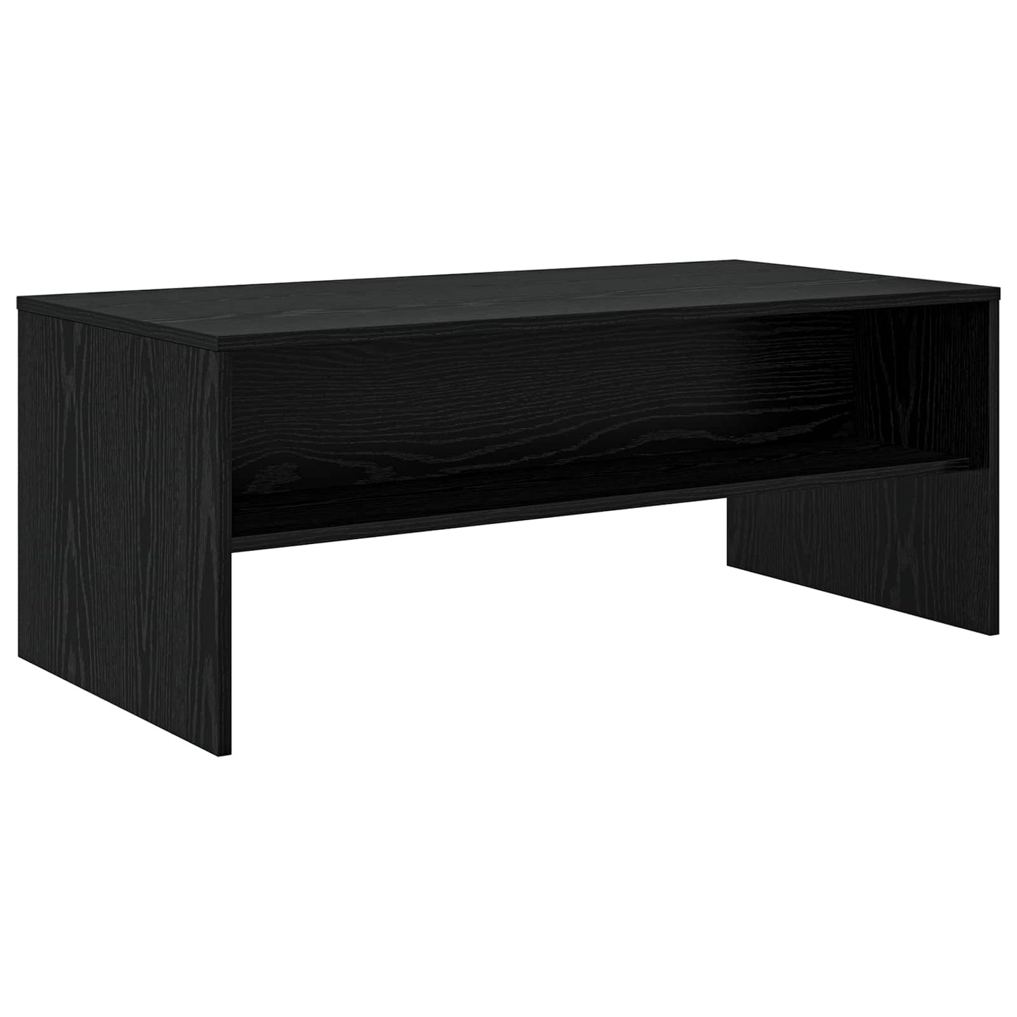 Coffee Table Black Oak 100 x 50 x 40 cm Engineered Wood