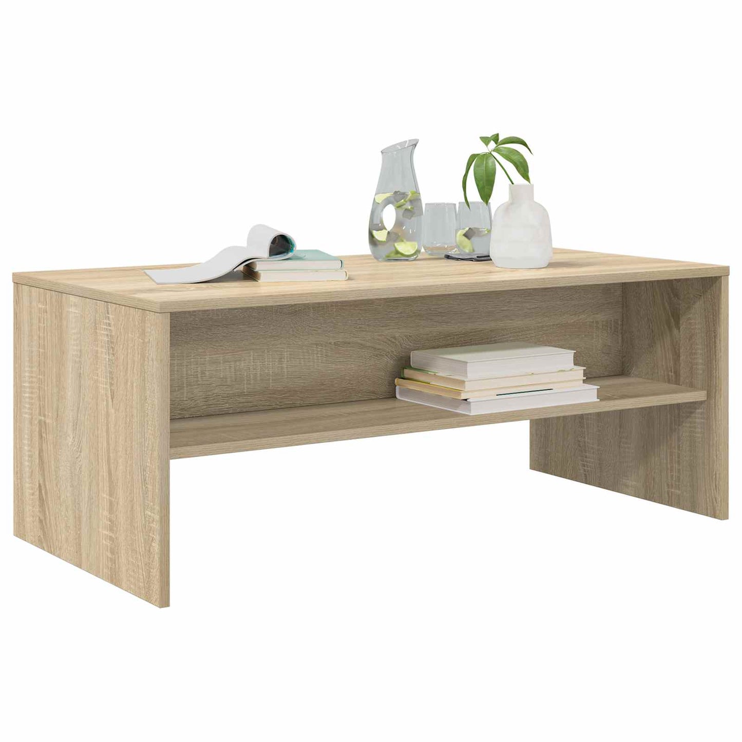 Coffee Table Sonoma Oak 100 x 50 x 40 cm Engineered Wood