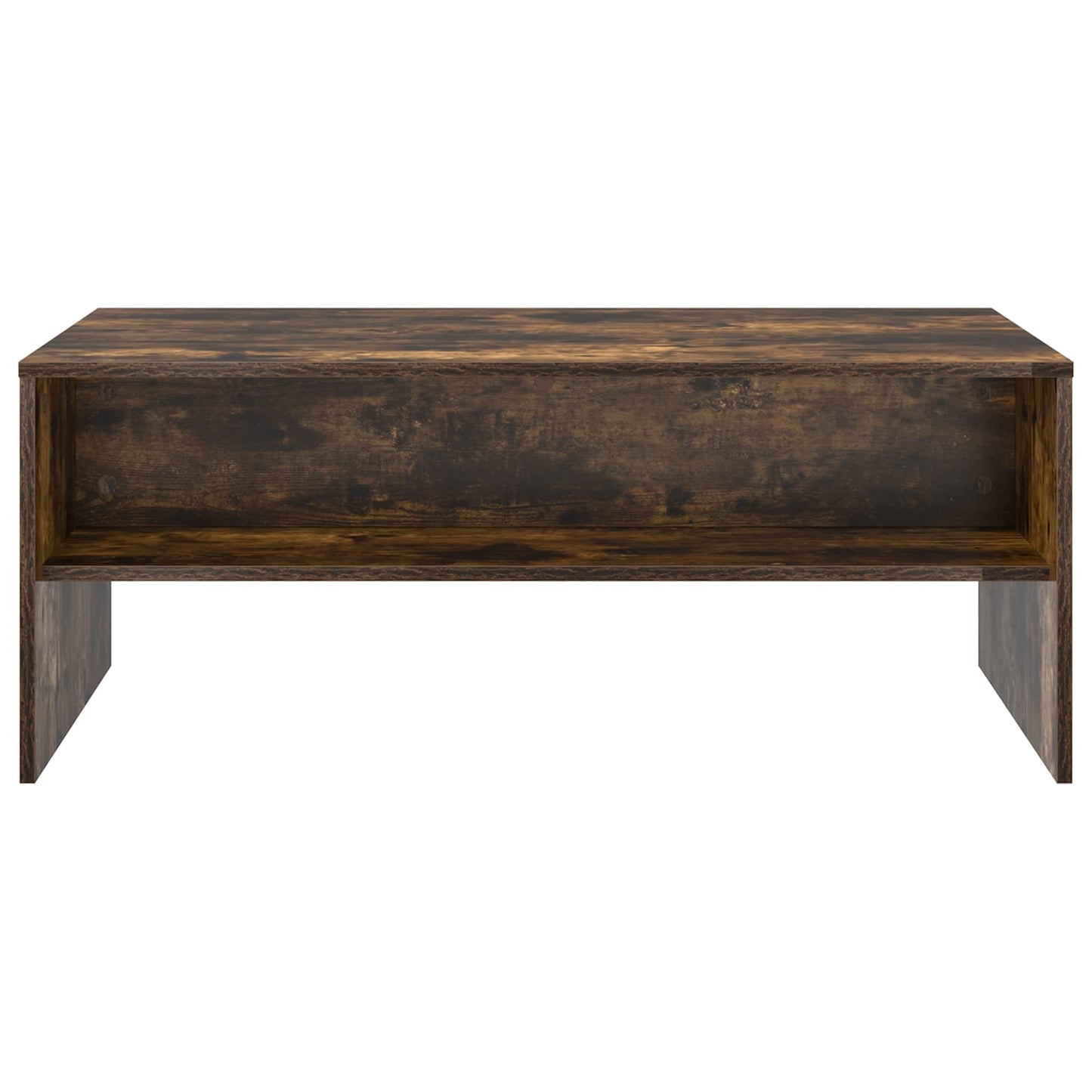 Coffee Table Smoked Oak 100 x 50 x 40 cm Engineered Wood