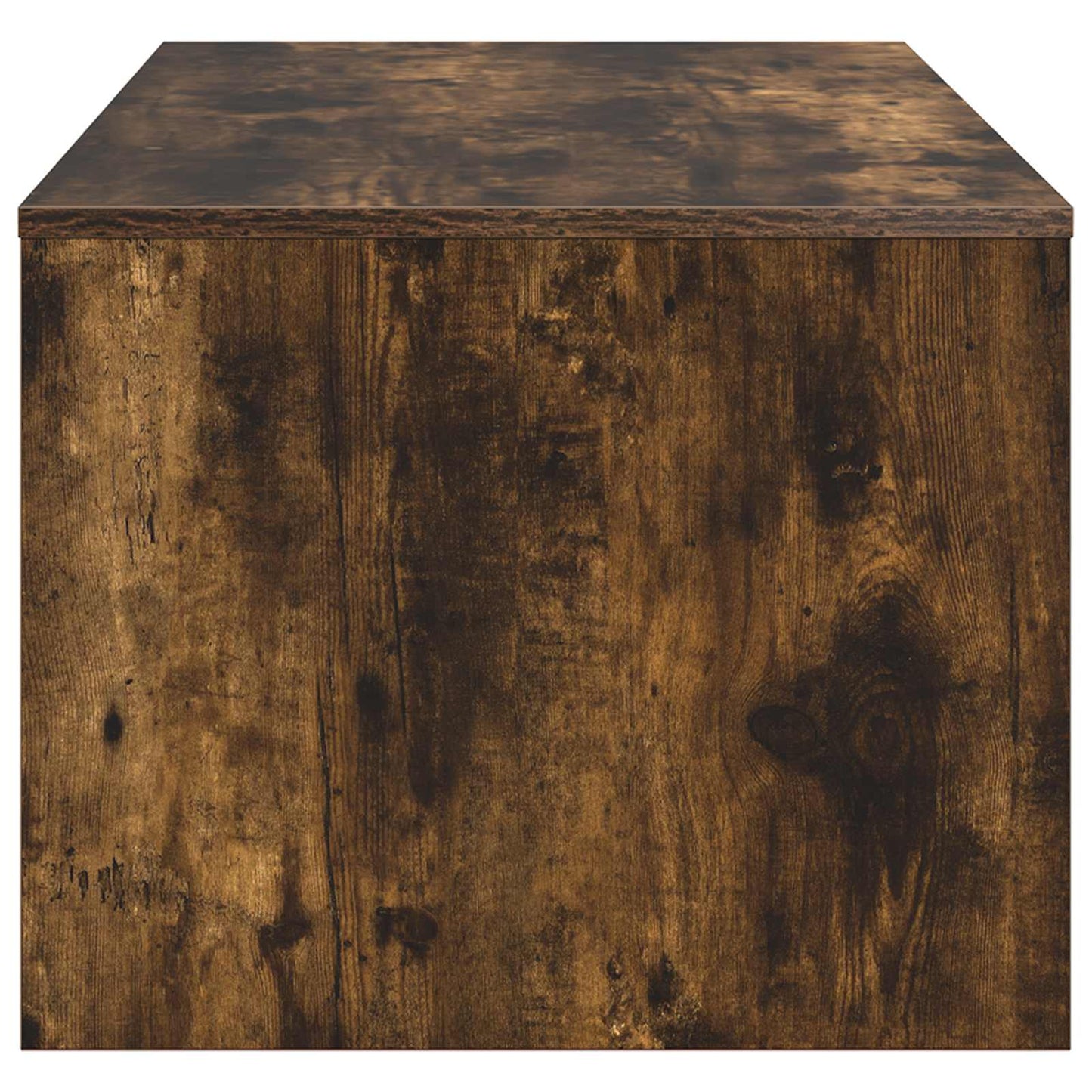 Coffee Table Smoked Oak 100 x 50 x 40 cm Engineered Wood