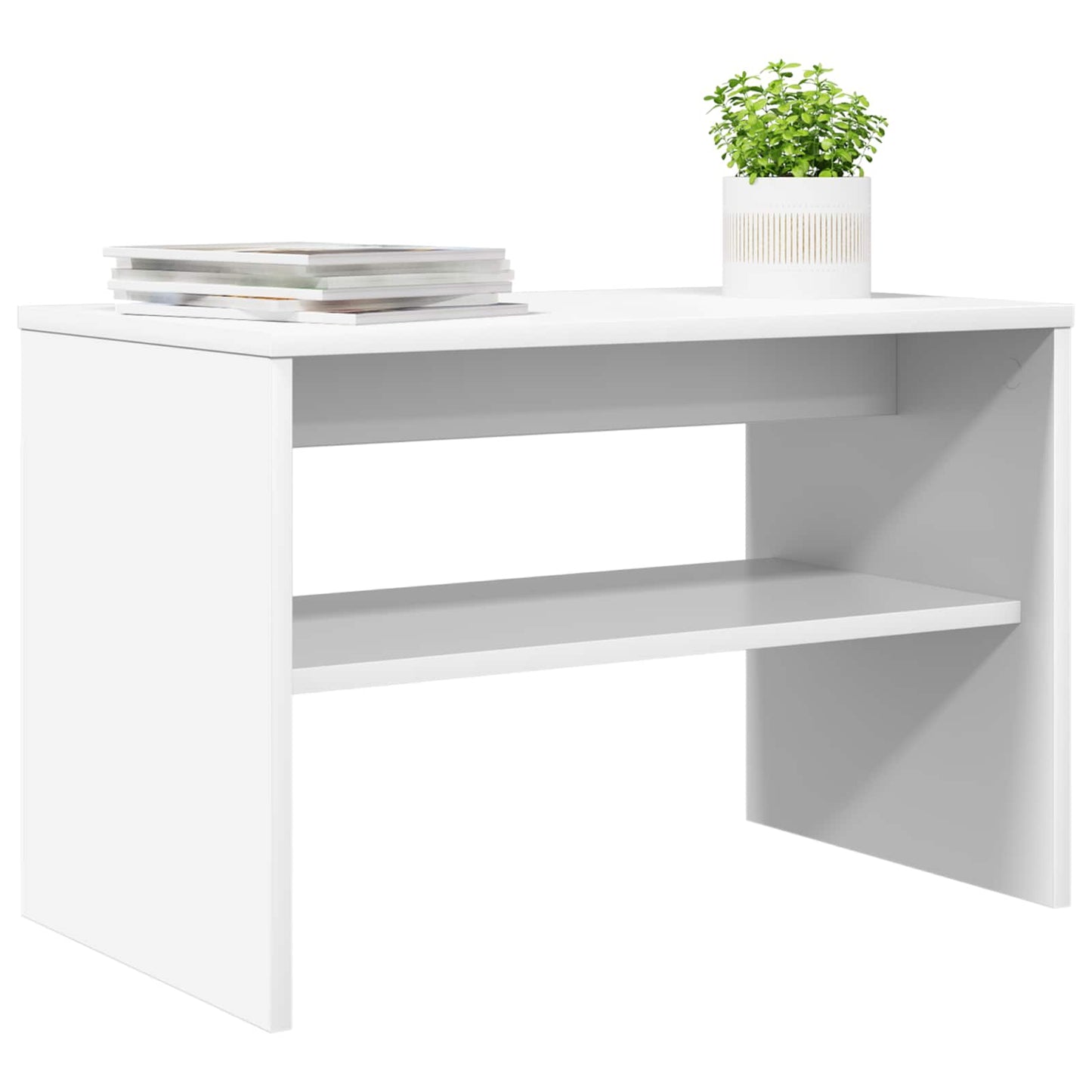 TV Cabinet 60 x 35 x 40 cm White Engineered Wood