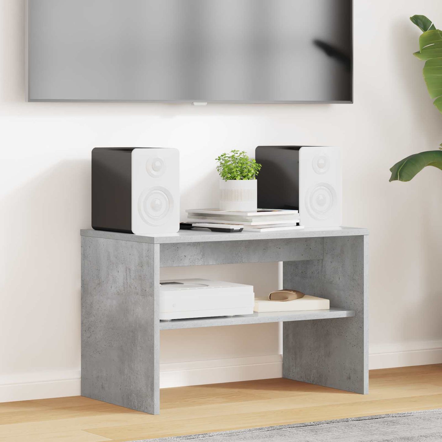TV Cabinet 60 x 35 x 40 cm Concrete Grey Engineered Wood