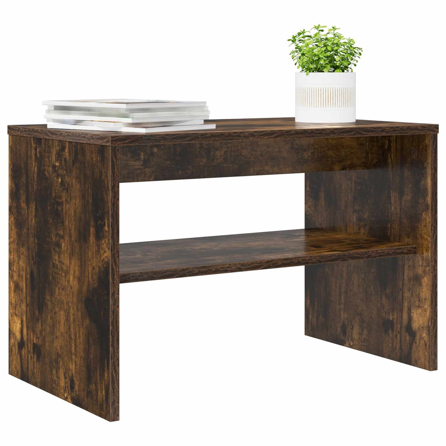 TV Cabinet Smoked Oak 60 x 35 x 40 cm Engineered Wood