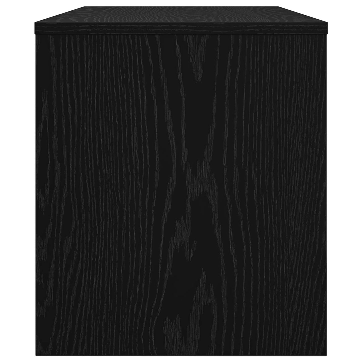TV Cabinet 80 x 35 x 40 cm Black Oak Engineered Wood