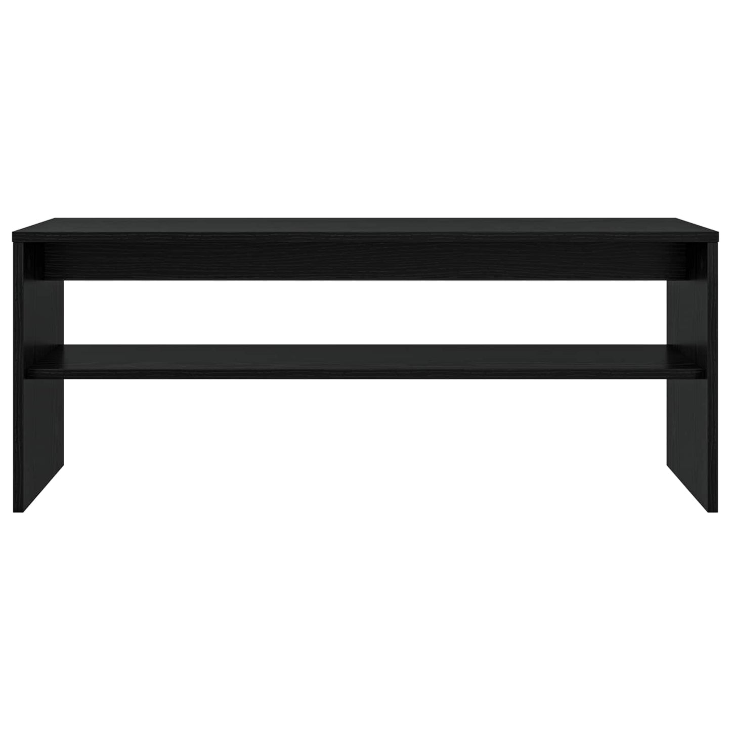 TV Cabinet 100 x 35 x 40 cm Black Oak Engineered Wood