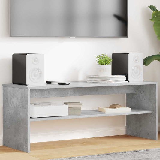 TV Cabinet 100 x 35 x 40 cm Concrete Grey Engineered Wood