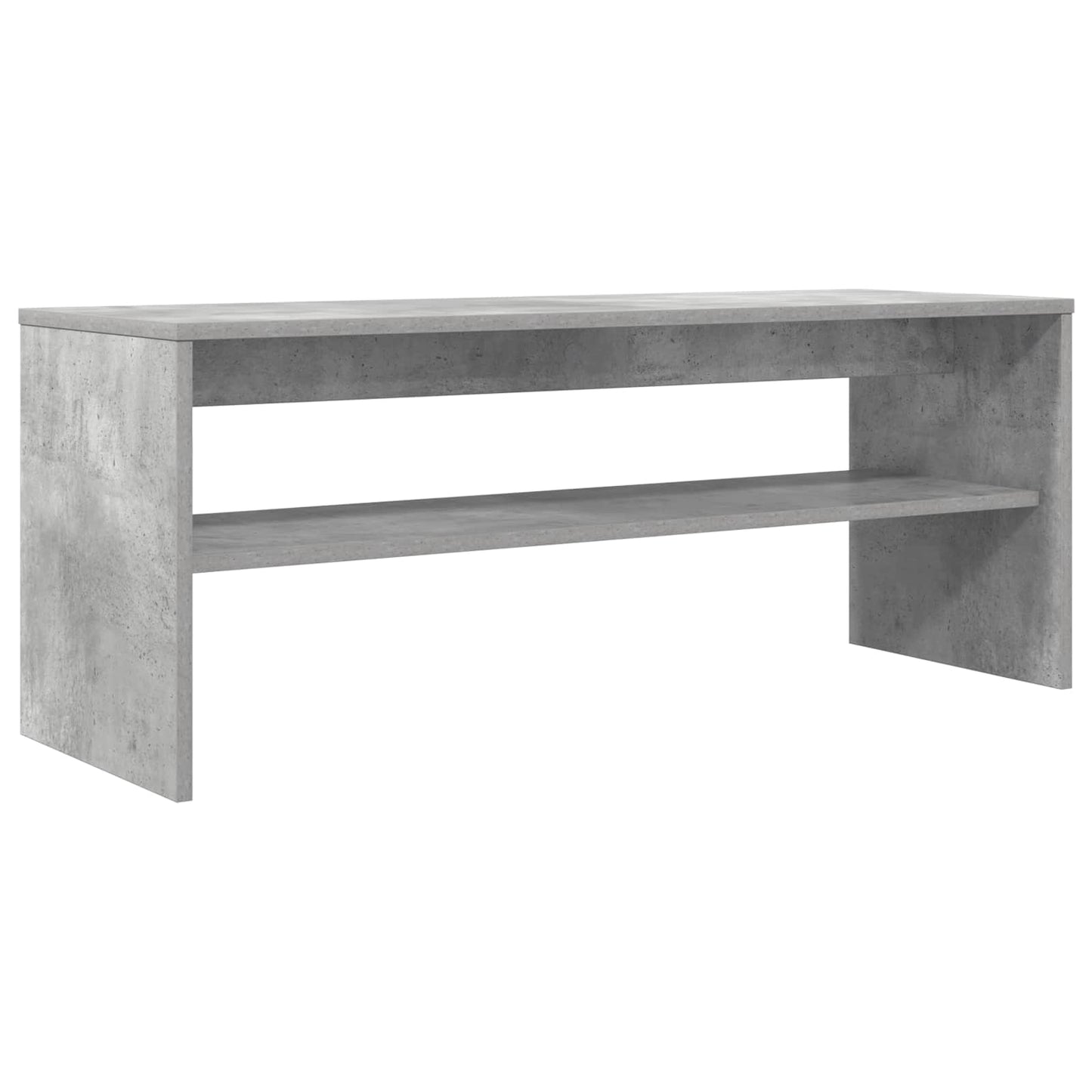 TV Cabinet 100 x 35 x 40 cm Concrete Grey Engineered Wood