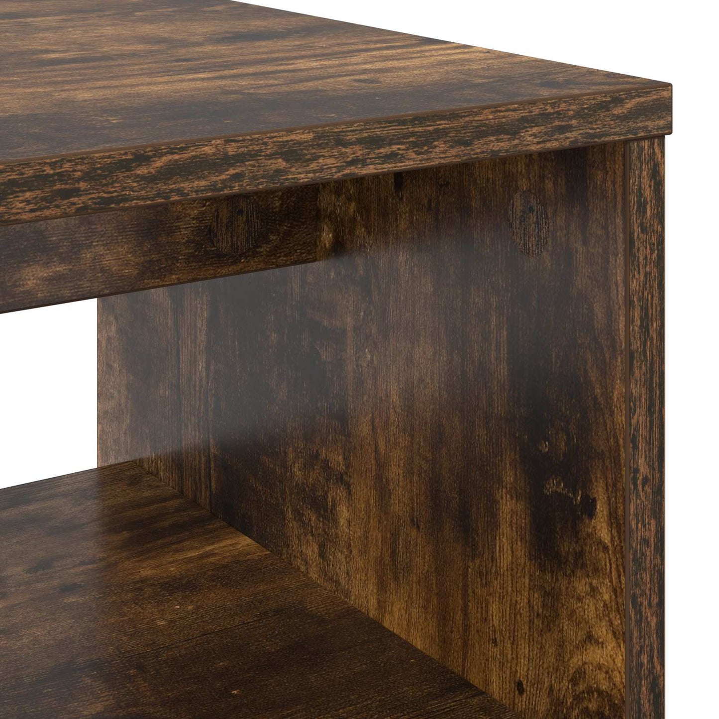 TV Cabinet Smoked Oak 100 x 35 x 40 cm Engineered Wood