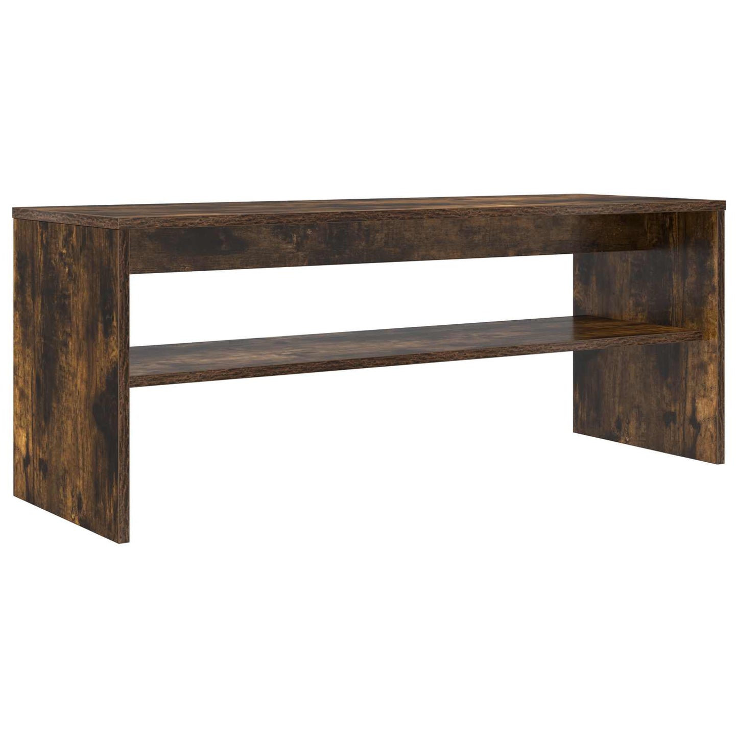 TV Cabinet Smoked Oak 100 x 35 x 40 cm Engineered Wood