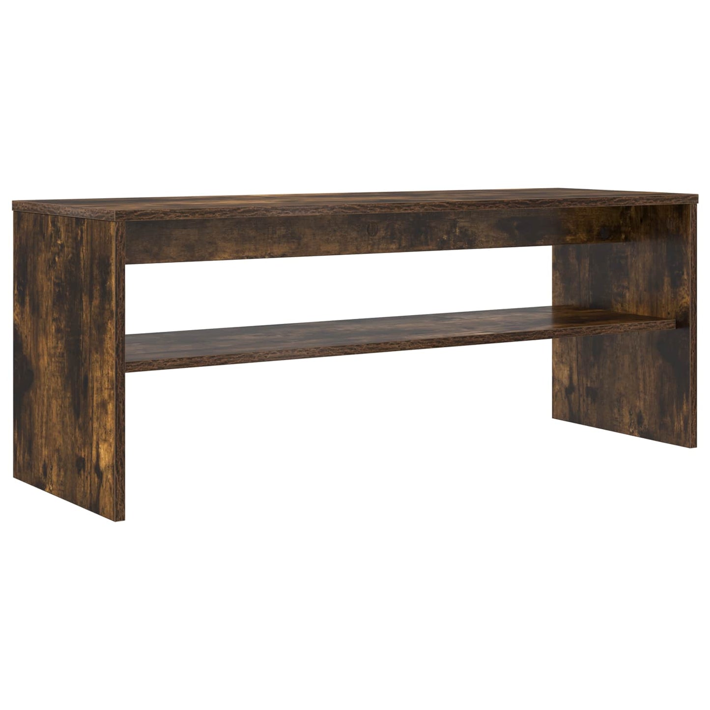 TV Cabinet Smoked Oak 100 x 35 x 40 cm Engineered Wood