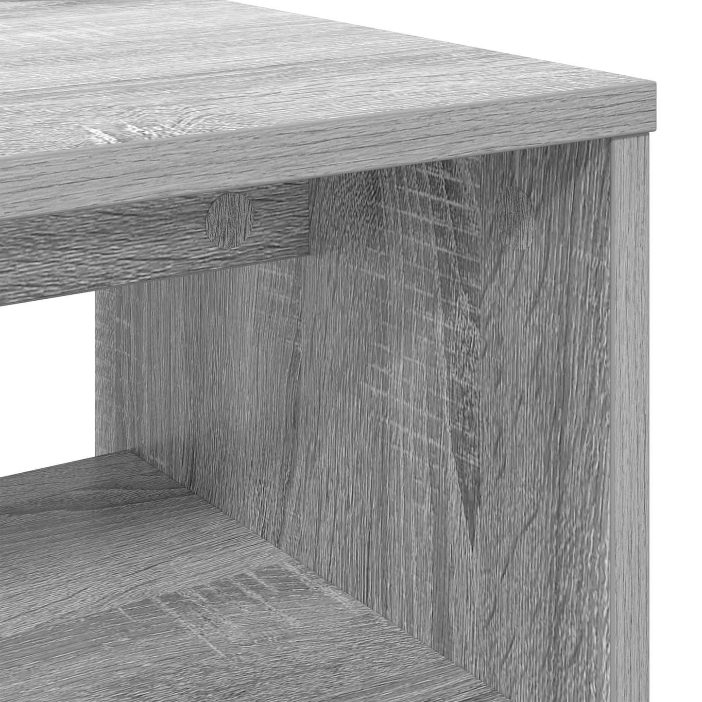 TV Cabinet 100 x 35 x 40 cm Grey Sonoma Engineered Wood
