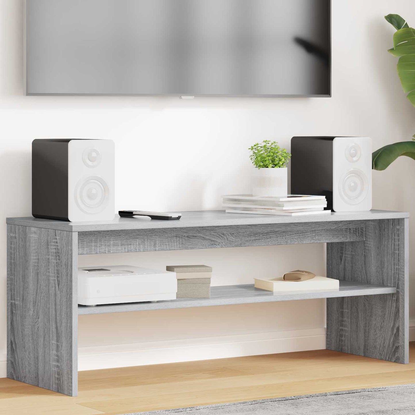 TV Cabinet 100 x 35 x 40 cm Grey Sonoma Engineered Wood