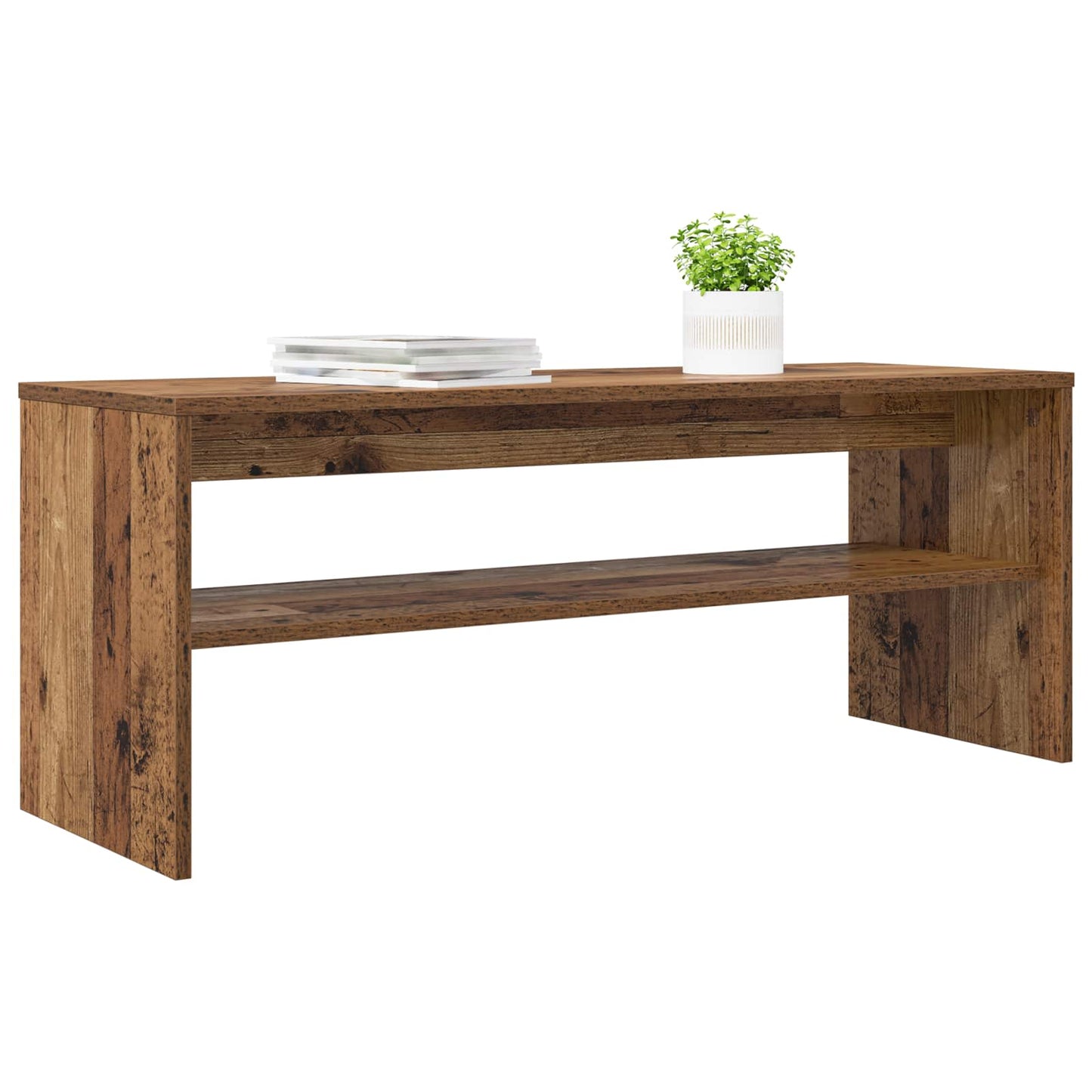 TV Cabinet Old Wood 100 x 35 x 40 cm Engineered Wood