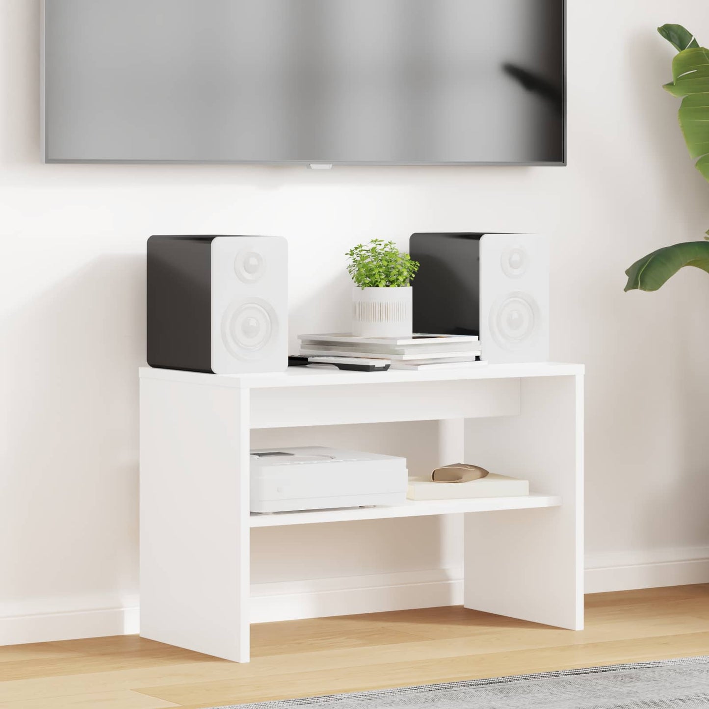 TV Cabinet White 60 x 30 x 40 cm Engineered Wood