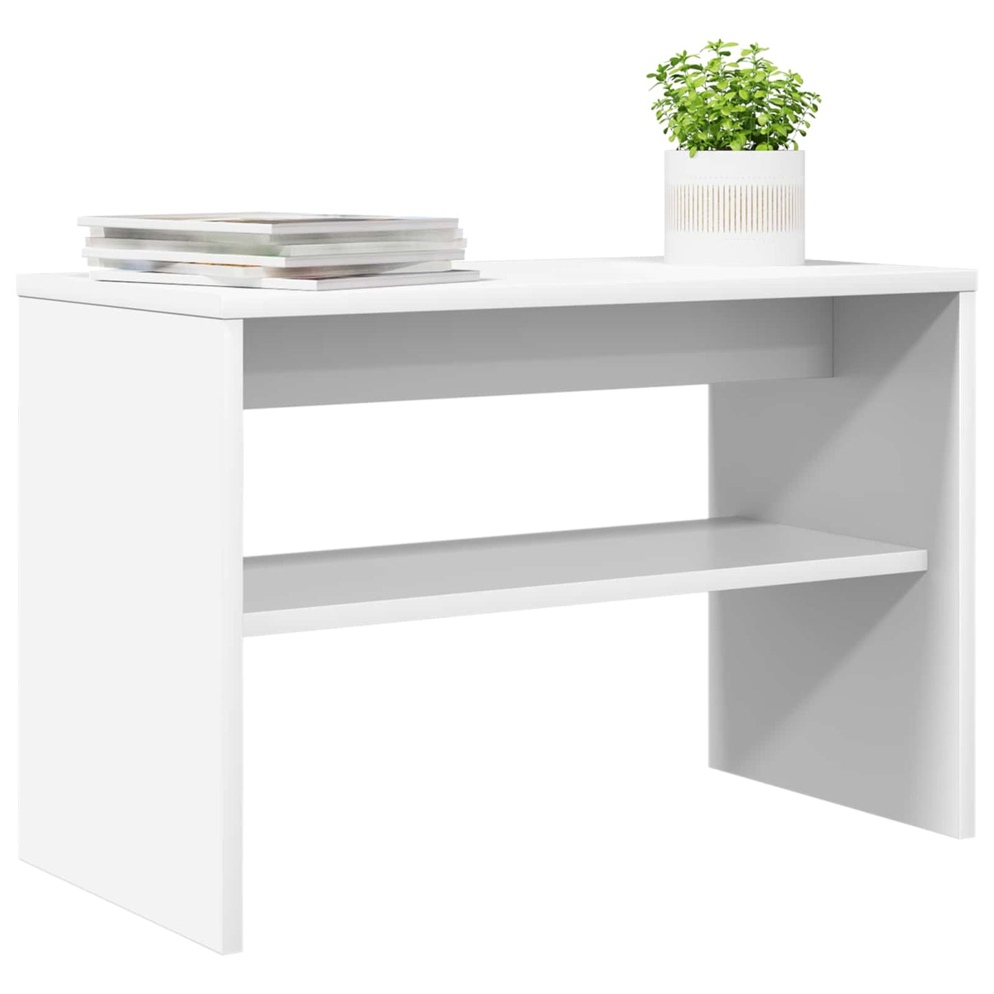 TV Cabinet 60 x 30 x 40 cm White Engineered Wood