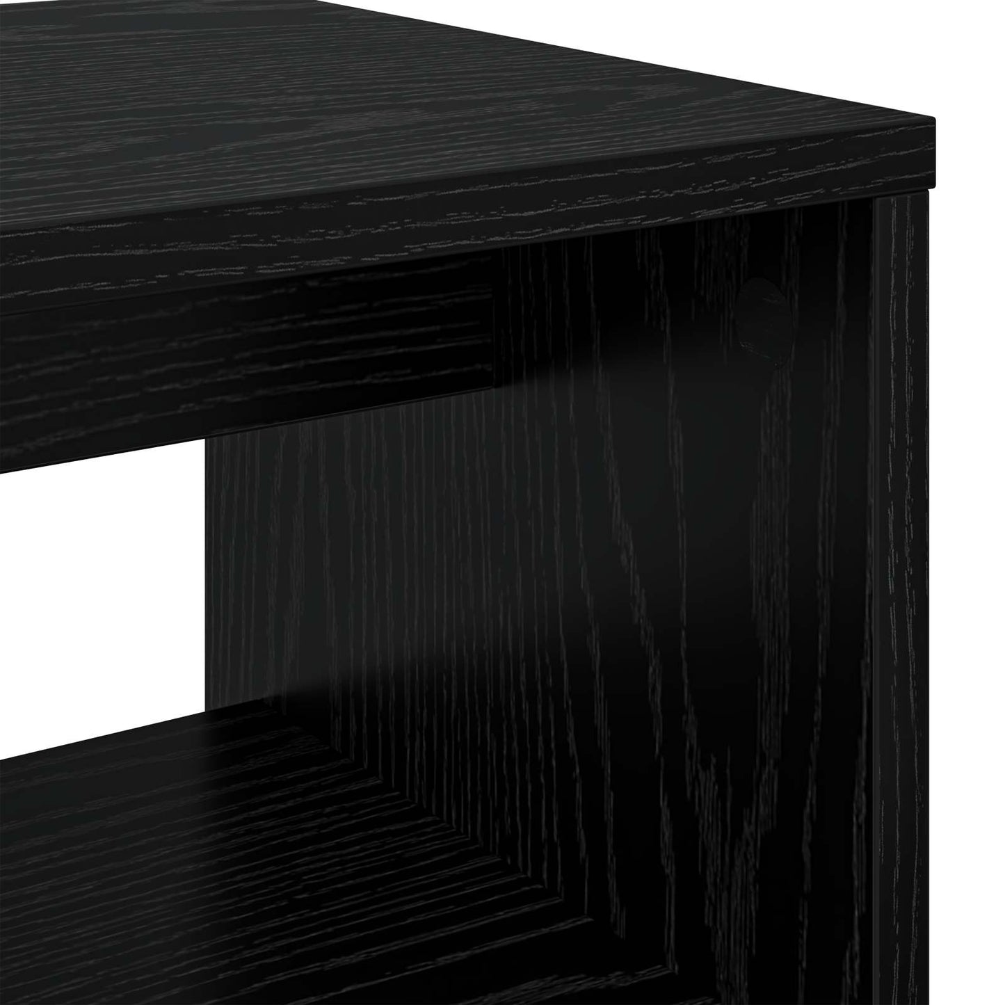 TV Cabinet 60 x 30 x 40 cm Black Oak Engineered Wood