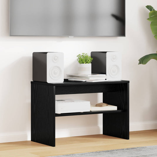 TV Cabinet 60 x 30 x 40 cm Black Oak Engineered Wood