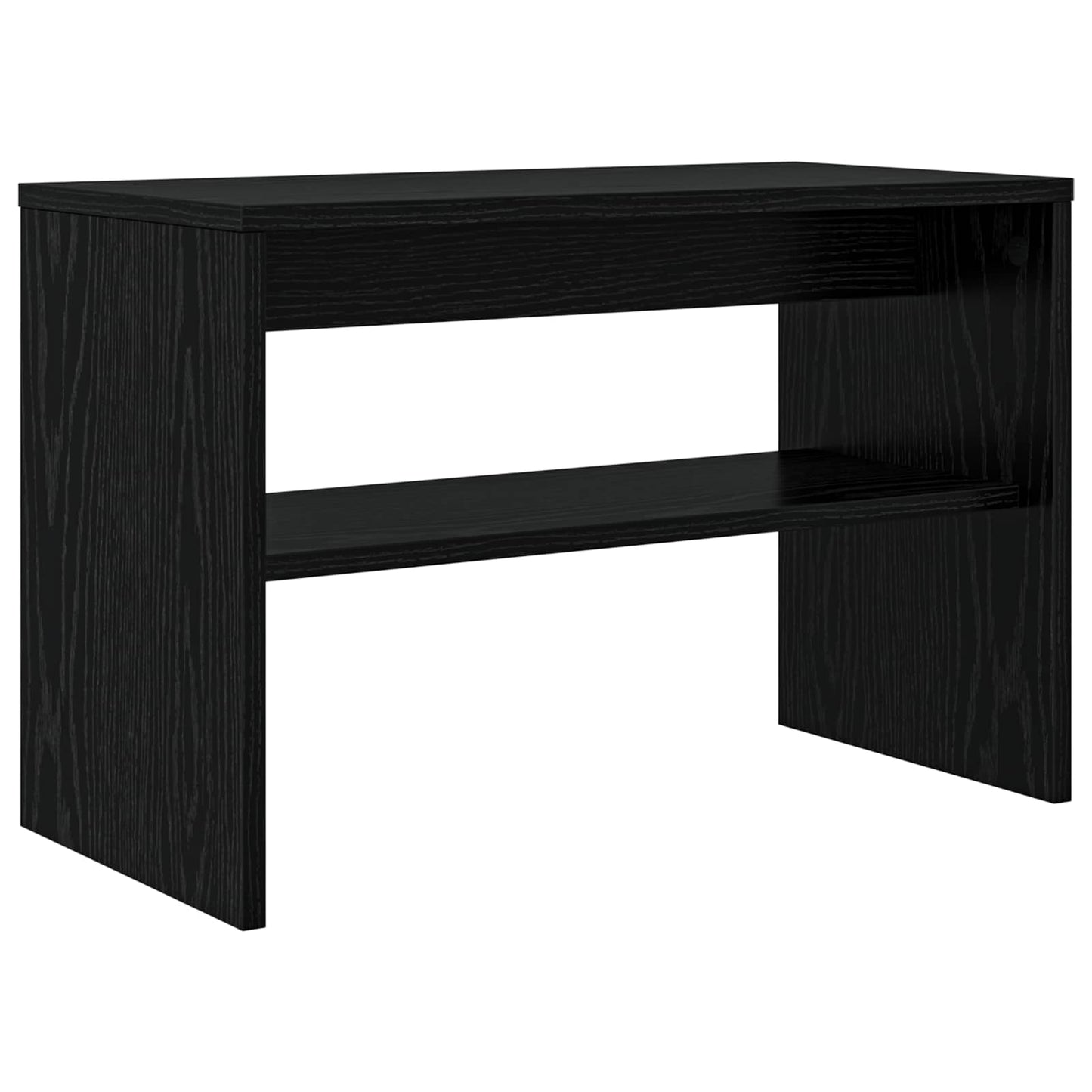 TV Cabinet 60 x 30 x 40 cm Black Oak Engineered Wood