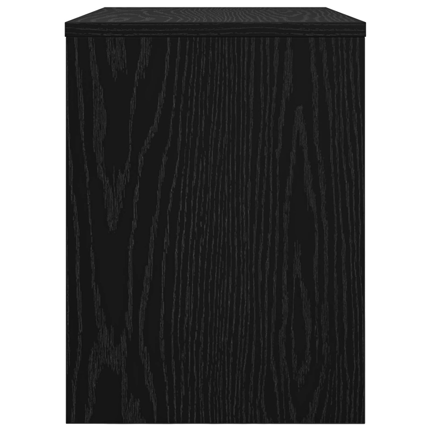 TV Cabinet 60 x 30 x 40 cm Black Oak Engineered Wood