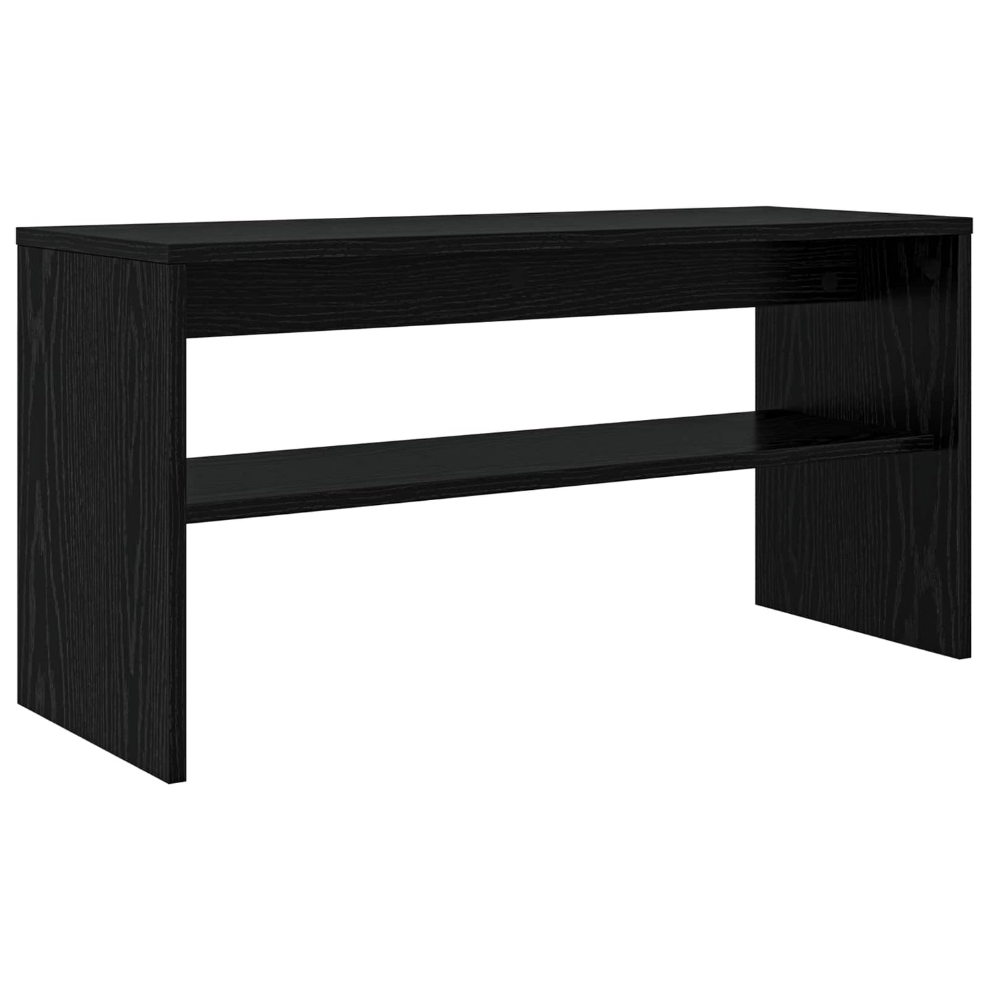 TV Cabinet 80 x 30 x 40 cm Black Oak Engineered Wood