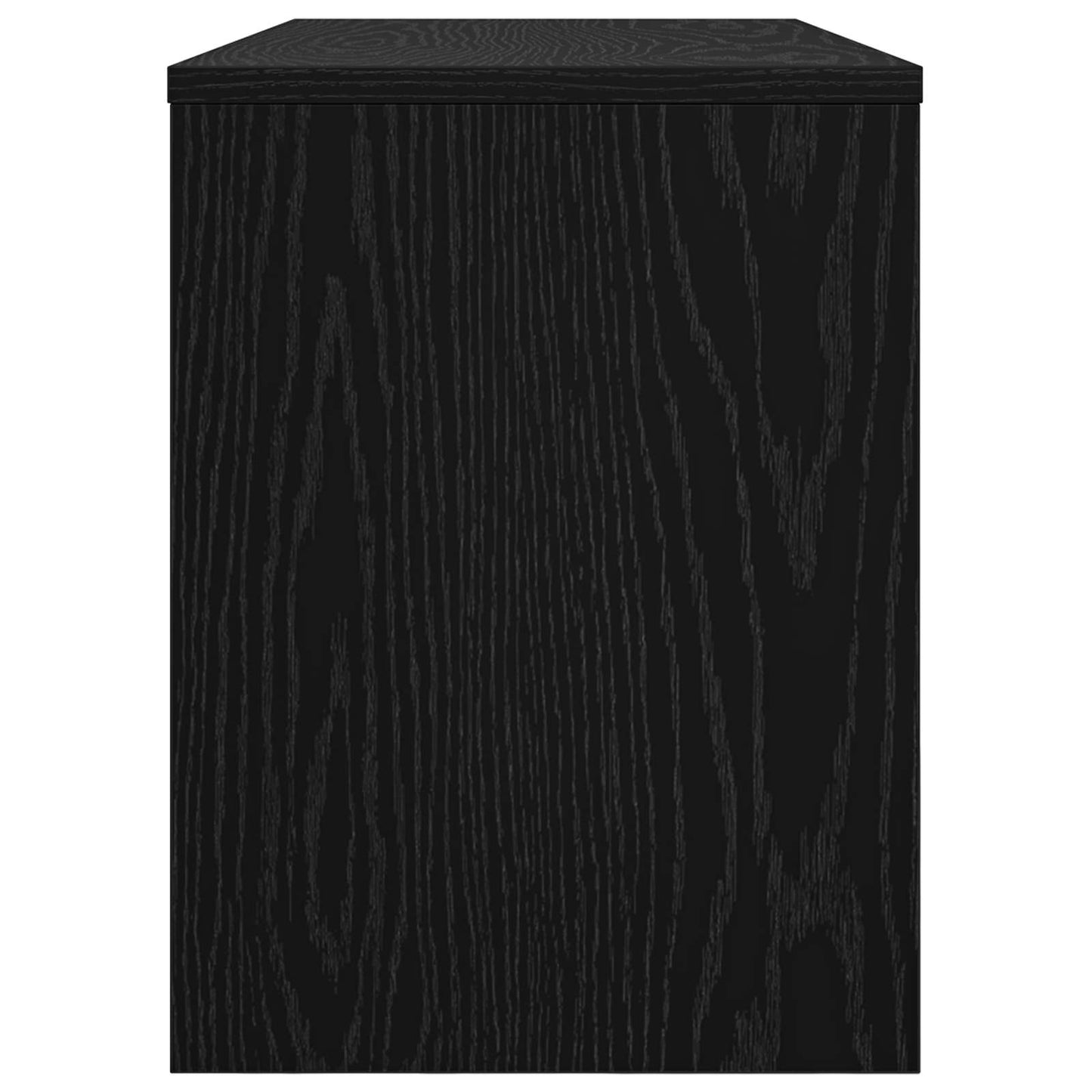 TV Cabinet Black Oak 80 x 30 x 40 cm Engineered Wood