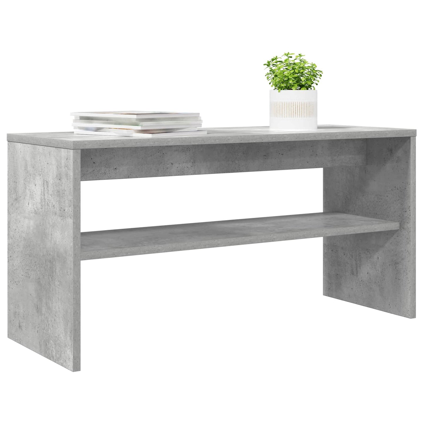 TV Cabinet 80 x 30 x 40 cm Concrete Grey Engineered Wood