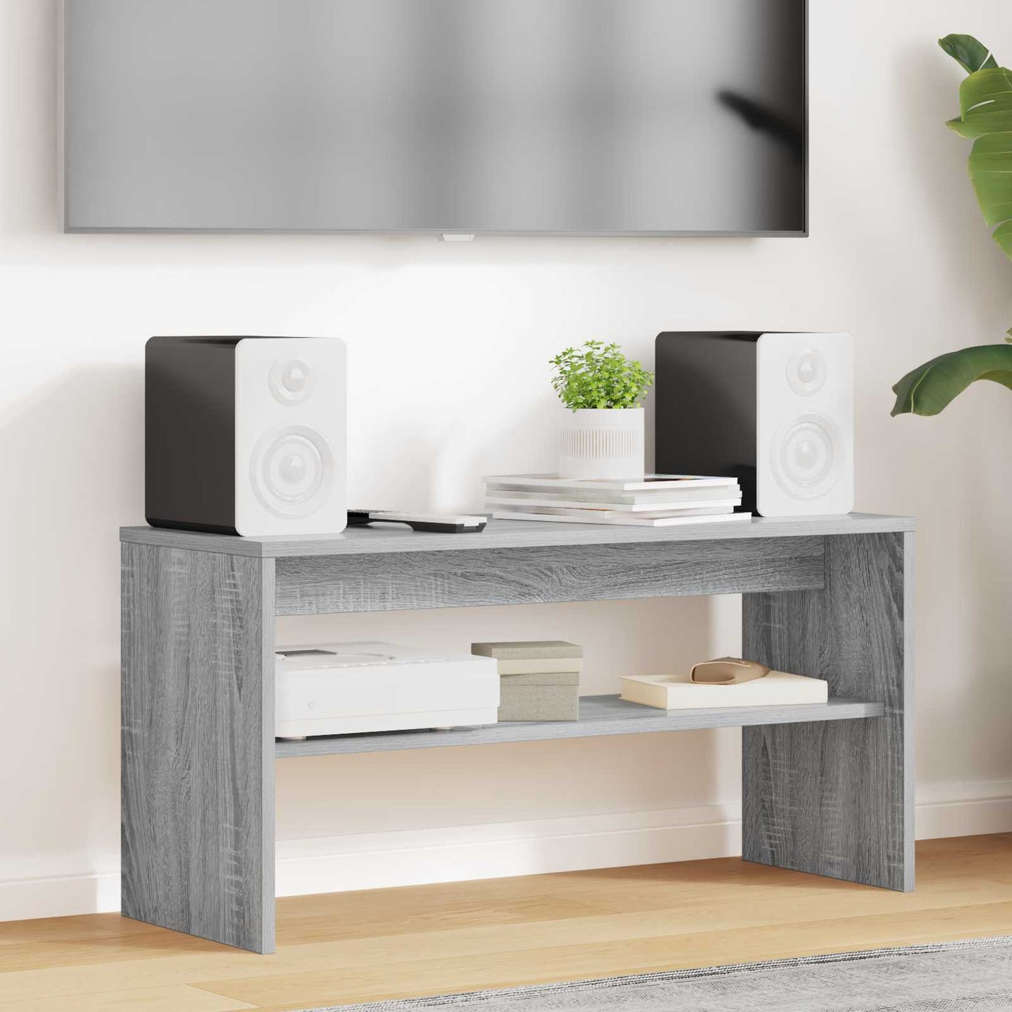 TV Cabinet Grey Sonoma 80 x 30 x 40 cm Engineered Wood