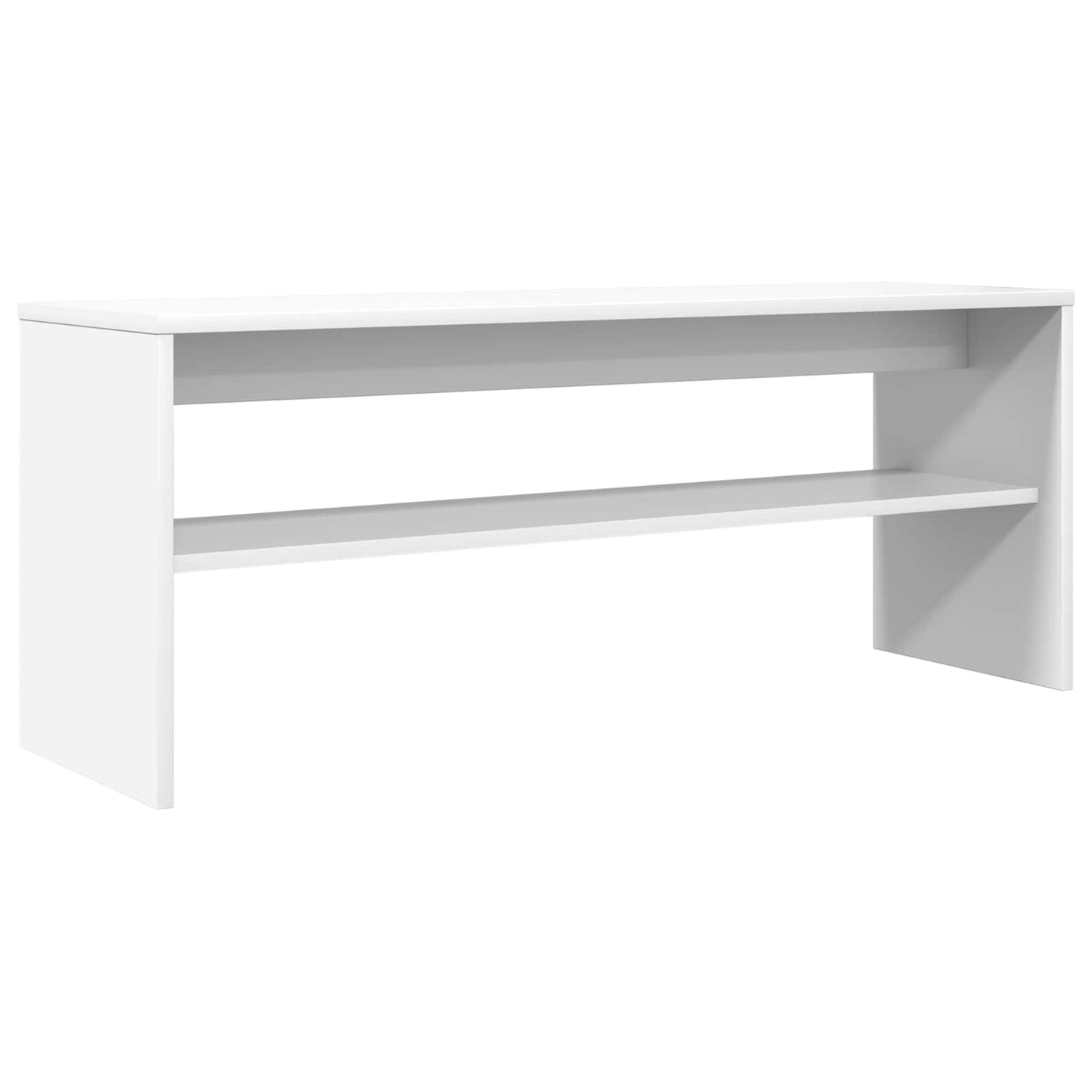 TV Cabinet 100 x 30 x 40 cm White Engineered Wood